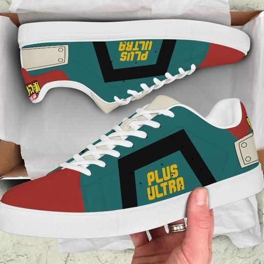 Midoriya-Izuku-My-Hero-Academia-Low-Top-Leather-Skate-Shoes-Tennis-Shoes-Sneaker-For-Fans-1 Tennis Shoes