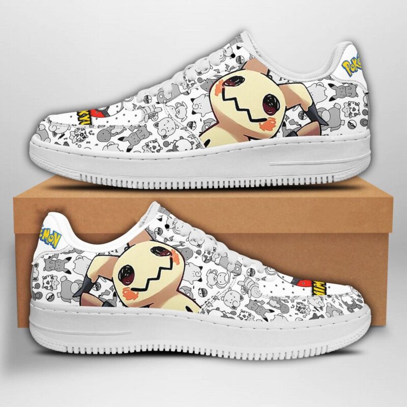 Mimikyu Sneakers Pokemon Shoes Fan Gift Idea Air Force 1 Sneakers