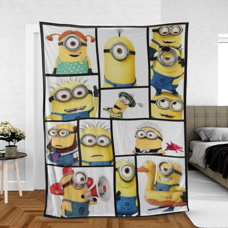 Minions Despicable Me Gift For Fan Comfy Sofa Throw Blanket Gift