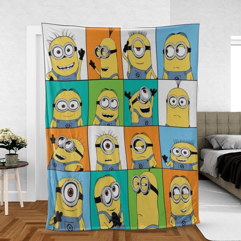 Minions Despicable Me Gift For Fan Comfy Sofa Throw Blanket Gift