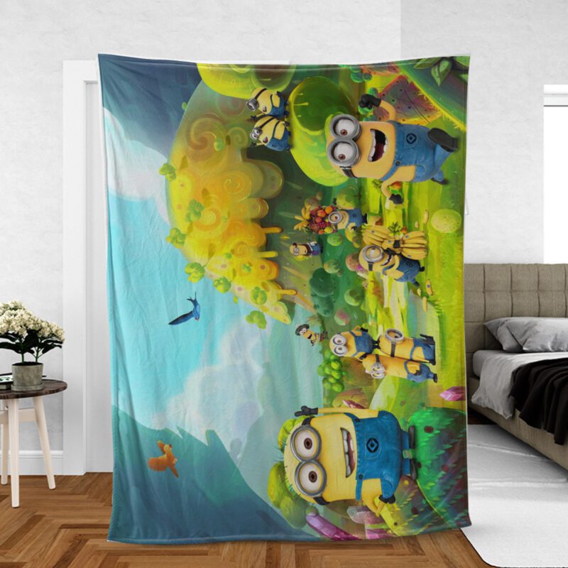 Minions Despicable Me Comfy Sofa Throw Blanket Gift