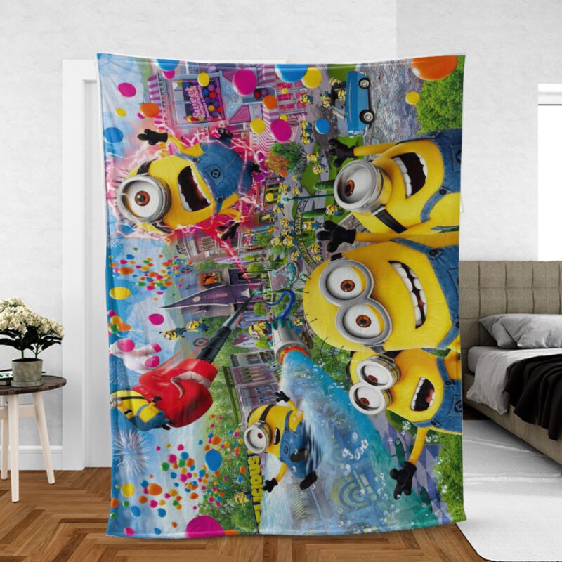 Minions Despicable Me Comfy Sofa Throw Blanket Gift