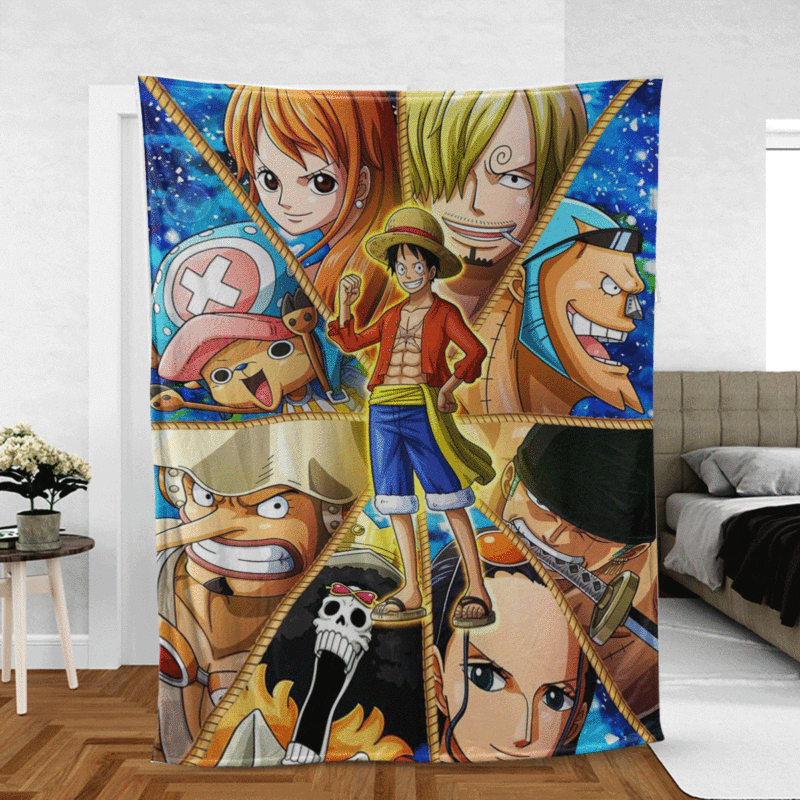 One Piece Gift For Fan Comfy Sofa Throw Blanket Gift