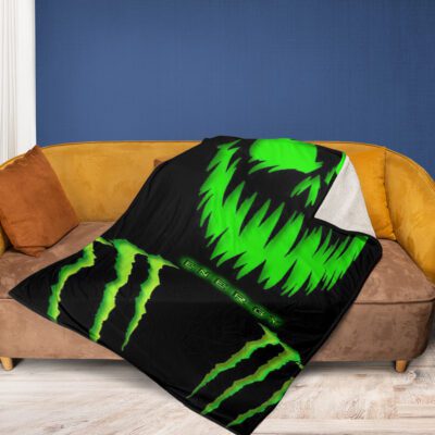 Monster Energy Fan Gift Monster Energy Logo Comfy Sofa Throw Blanket Gift 2