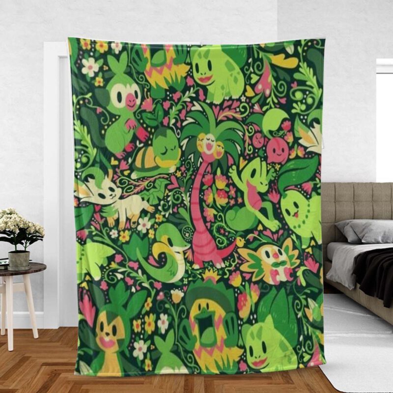 Pokemon Gift For Fan Comfy Sofa Throw Blanket Gift