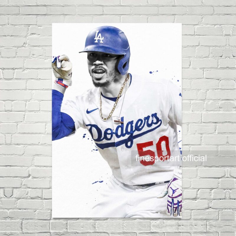 Mookie Betts Los Angeles Poster