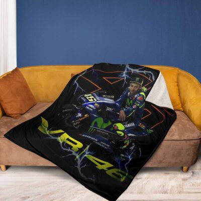46 Valentino Rossi Comfy Sofa Throw Blanket Gift