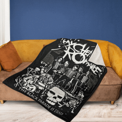 My Chemical Romance Rock Band Thanks You For The Memories Christmas Gift Comfy Sofa Throw Blanket Gift 1