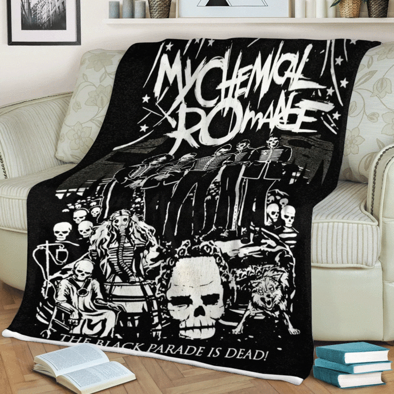 My Chemical Romance Rock Band Thanks You For The Memories Christmas Gift Comfy Sofa Throw Blanket Gift