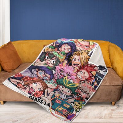 My Hero Academia Anime 2 My Hero Academia Anime Gift For Fan Comfy Sofa Throw Blanket Gift 2