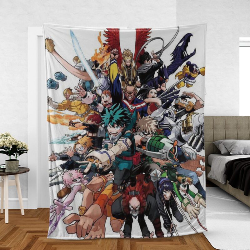 My Hero Academia Anime Gift For Fan Comfy Sofa Throw Blanket Gift