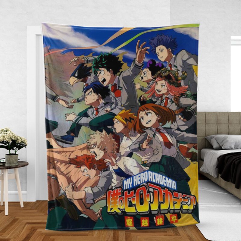 My Hero Academia Anime Gift For Fan Comfy Sofa Throw Blanket Gift