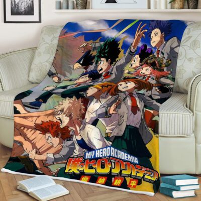 My Hero Academia Anime 4, My Hero Academia Anime Gift For Fan Comfy Sofa Throw Blanket Gift