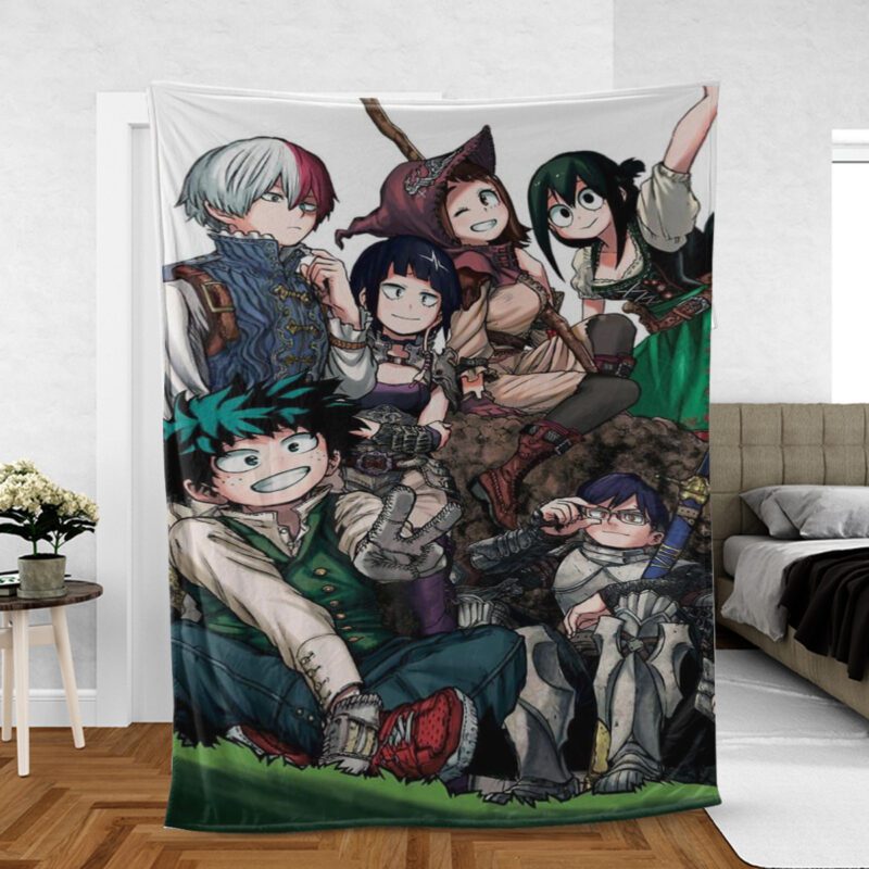 My Hero Academia Anime Gift For Fan Comfy Sofa Throw Blanket Gift