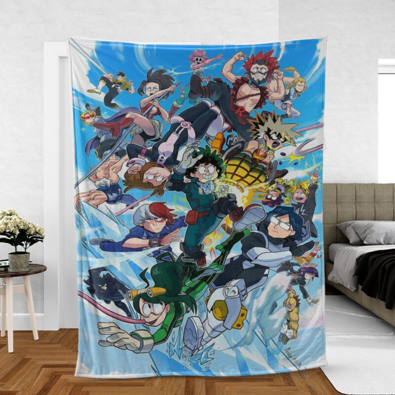 My Hero Academia Anime Gift For Fan Comfy Sofa Throw Blanket Gift