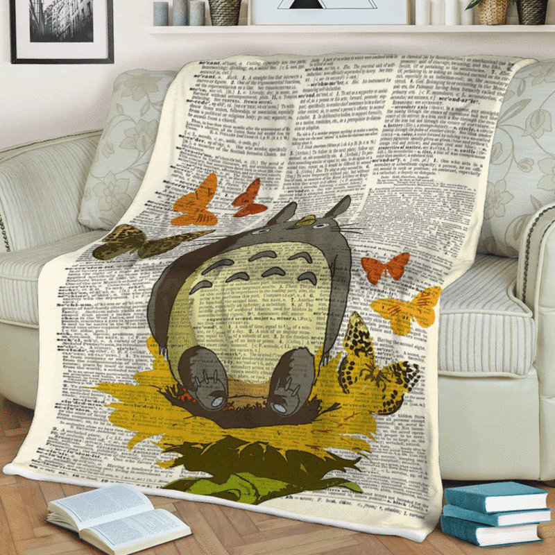 My Neighbor Totoro Gift For Fan Comfy Sofa Throw Blanket Gift