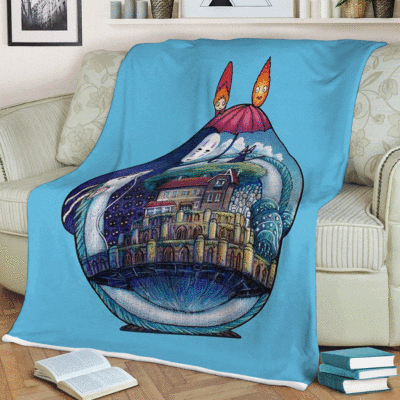 My Neighbor Totoro Studio Ghibli Anime Ver3 Christmas Gifts Lover, My Neighbor Totoro Gift For Fan Comfy Sofa Throw Blanket Gift