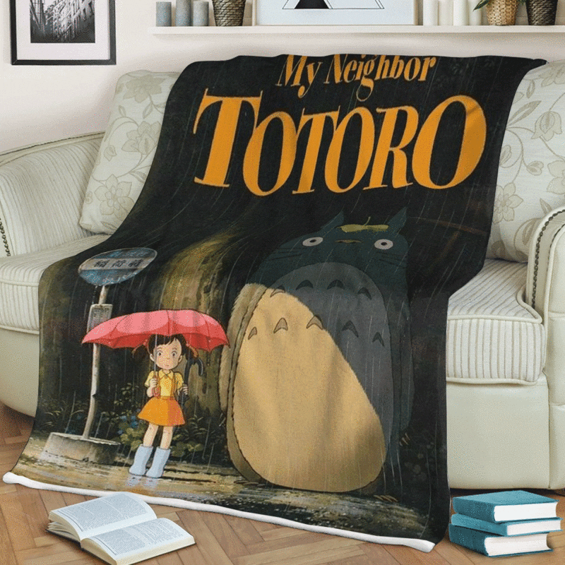 Totoro Gift For Fan Comfy Sofa Throw Blanket Gift