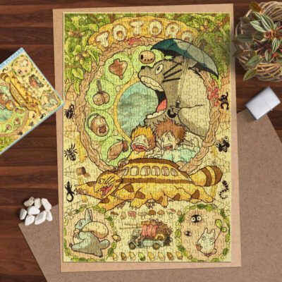 My Neighbor Totoro Studio Ghibli Anime Ver5 Jigsaw Puzzle Game My Neighbor Totoro Fan Gift My Neighbor Totoro 4