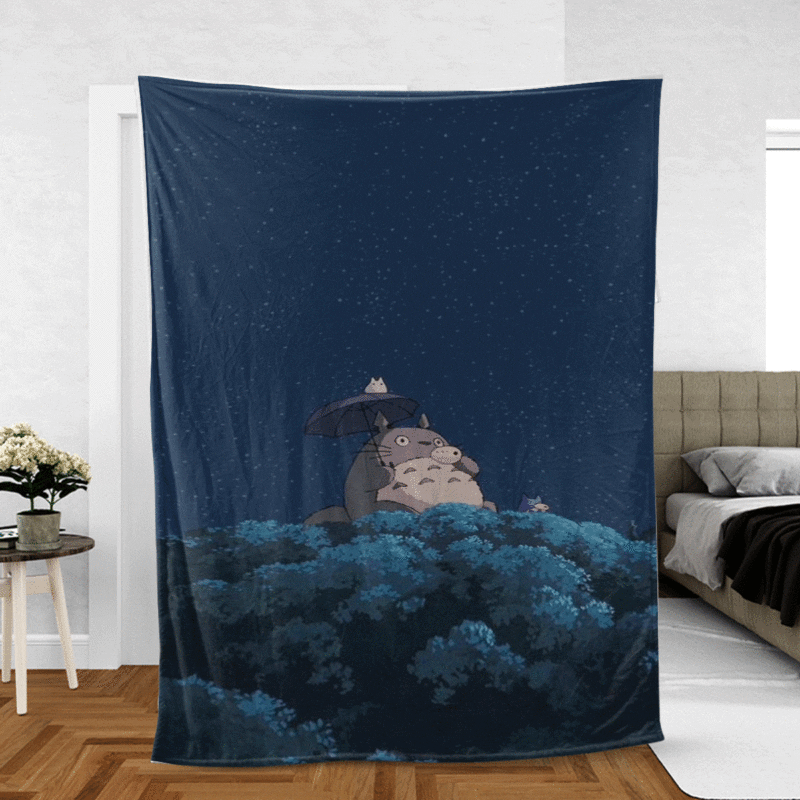 My Neighbor Totoro Gift For Fan Comfy Sofa Throw Blanket Gift