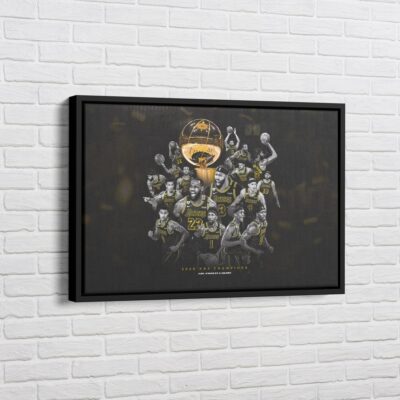 NBA Champions Team Wall Decor Canvas, Los Angeles Lakers 2020 Champions Team Canvas, Basketball Wall Art 2 Basketball Wall Art