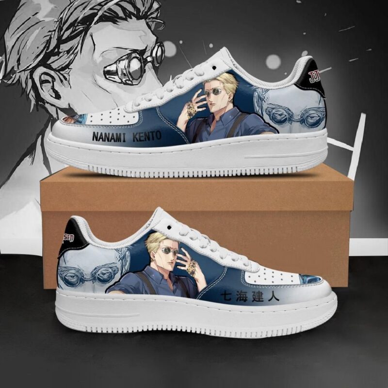 Nanami Kento Jujutsu Kaisen Air Force 1 Sneakers Custom Anime Shoes