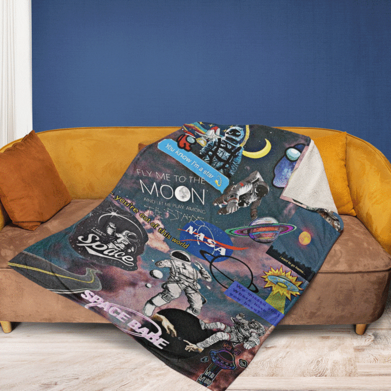 Nasa Houston Space Apollo Astronaut We Have A Present Ver6 Gifts LoverNasa Apollo Astronaut Gift For Fan Comfy Sofa Throw Blanket Gift 2