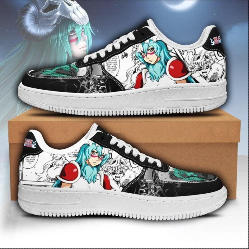 Nel Tu Sneakers Bleach Anime Shoes Fan Gift Idea Air Force 1 Sneakers