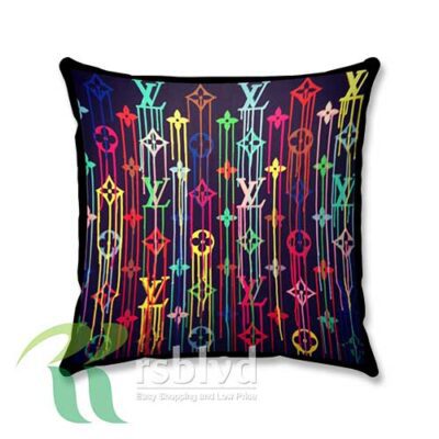 Neon Louis Vuitton Wallpaper Custom Pillow Case Cover
