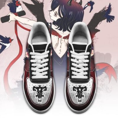 Nero Sneakers Black Bull Knight Black Clover Anime Shoes Air Force 1 Sneakers 1