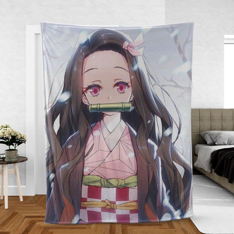 Nezuko Demon Premium Comfy Sofa Throw Blanket Gift 2