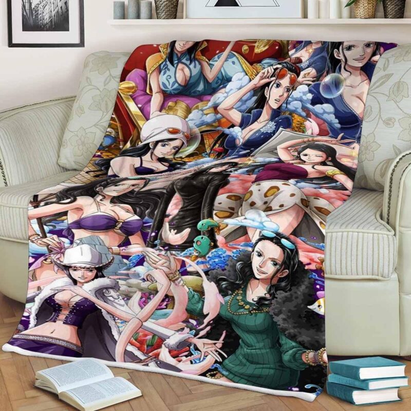 Nico Robin Devil Child Comfy Sofa Throw Blanket Gift