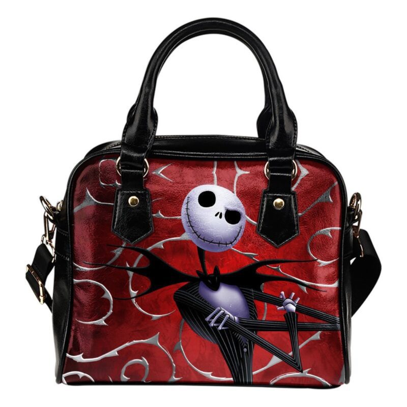 Nightmare Before Christmas Jack Skellington Lady Leather Shoulder Hand Bag SB0049