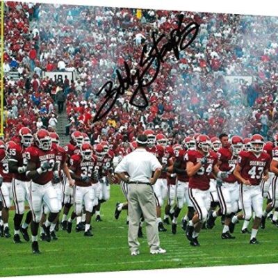 Oklahoma Sooners - Coach Bob Stoops - Autograph Print - Canvas Print Wall Art Decor