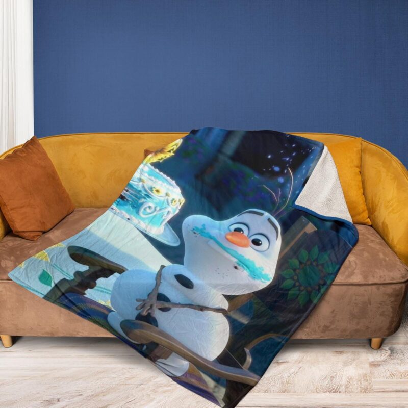 Disney Olaf Frozen Comfy Sofa Throw Blanket Gift