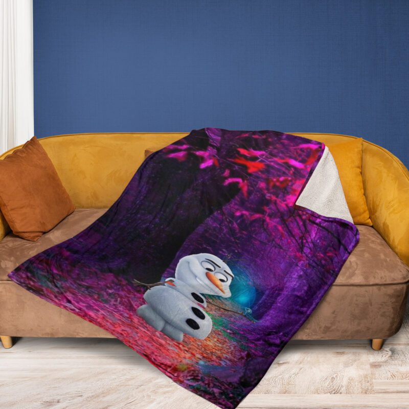 Disney Olaf Frozen Olaf Comfy Sofa Throw Blanket Gift