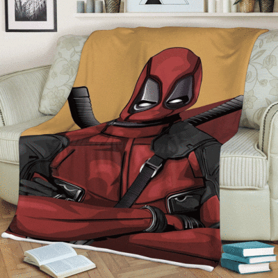 Deadpool Gift For Fan Comfy Sofa Throw Blanket Gift