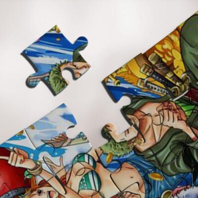 One Piece Anime Straw Hat Pirates Team Jigsaw Puzzle Game Straw Hat Pirates Team Fan Gift 3