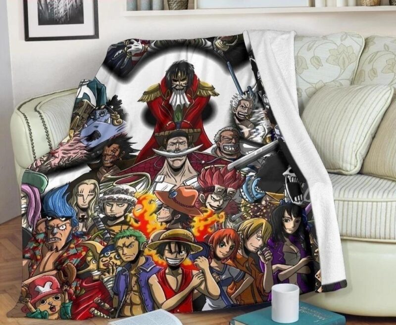 One Piece Blanket Custom Characters Anime Home Decoration