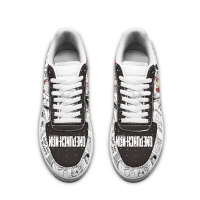 One Punch Man Sneakers Manga Anime Shoes Fan Gift Idea Air Force 1 Sneakers 1