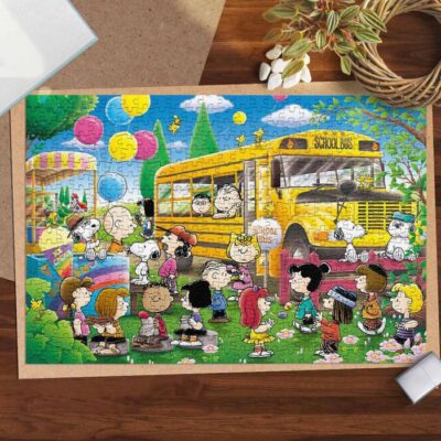 Party Snoopy Charlie Brown The Peanuts Cartoon 6 Gifts Lover Jigsaw Puzzle Game,Snoopy The Peanuts Fan Gift,Snoopy The Peanuts Lover Gift