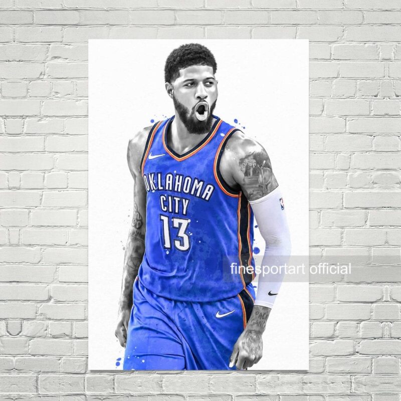 Paul George Oklahoma City Poster