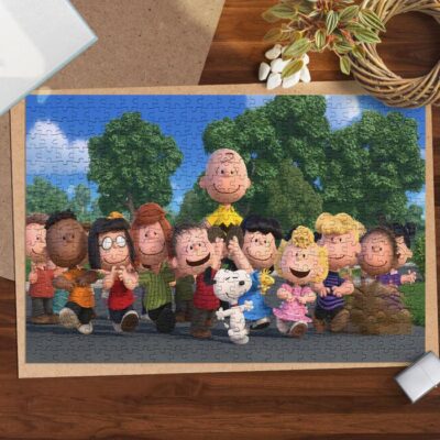 Peanuts All Characters Jigsaw Puzzle Game, Snoopy Charlie Brown Woodstock Pig Pen Fan Gift