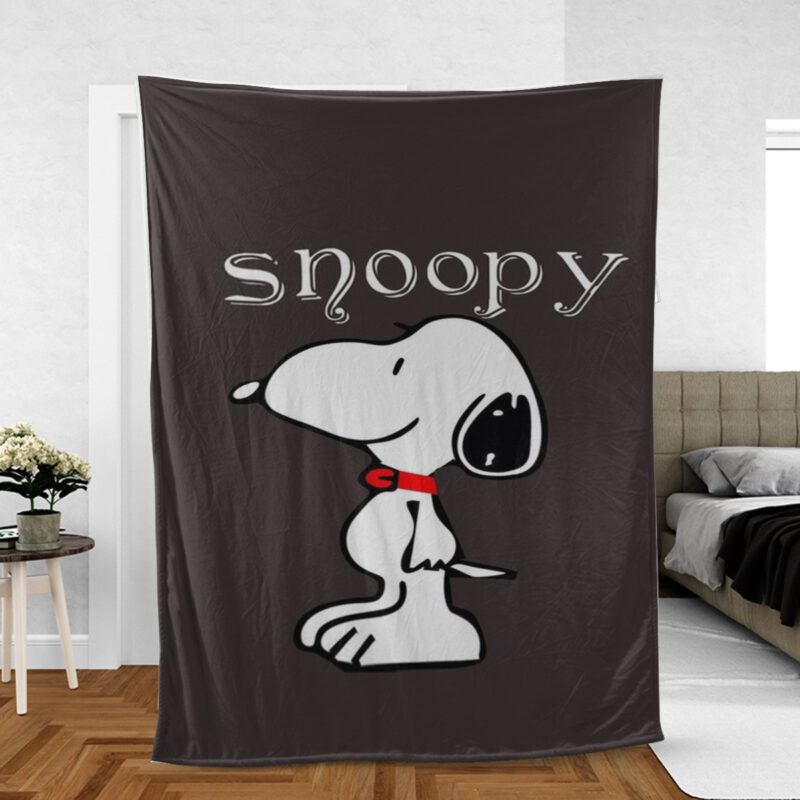 Funny Snoopy Gift For Fan Comfy Sofa Throw Blanket Gift