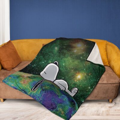 Peanuts Snoopy Sleep, Gift For Fan Comfy Sofa Throw Blanket Gift