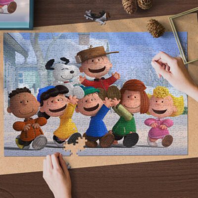 Peanuts character Jigsaw Puzzle Game Snoopy Charlie Brown Woodstock Pig Pen Fan Gift 2