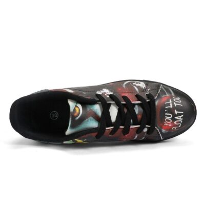 Pennywise It Low Top Leather Skate Shoes Tennis Shoes Sneaker For Fans 3
