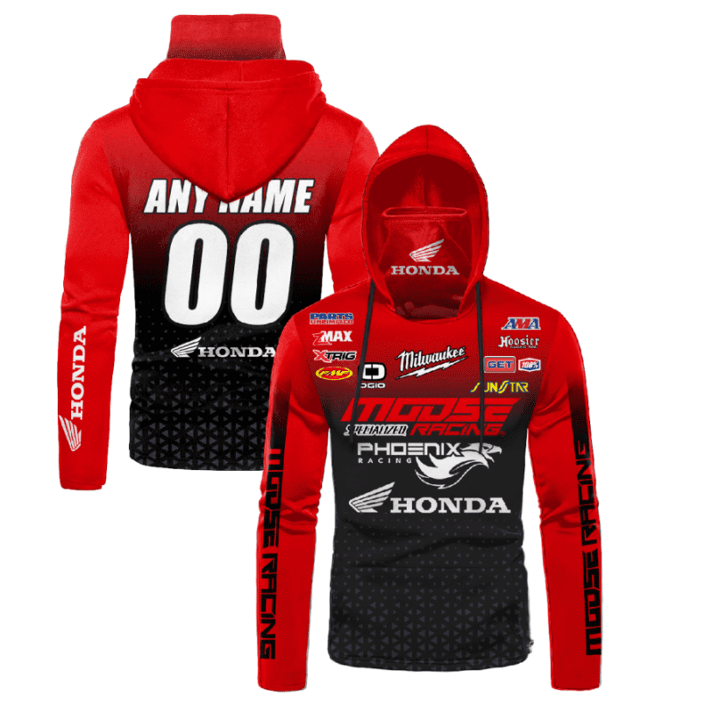 Personalized Phoenix Motogp Racing Honda Moose Racing Gaiter Hoodie 740