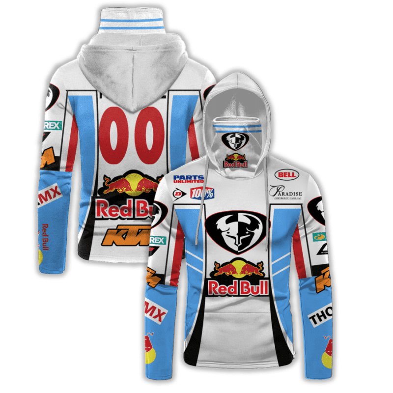 Personalized Red Bull Ktm Factory Motogp Racing Thor Mx Gaiter Hoodie 742