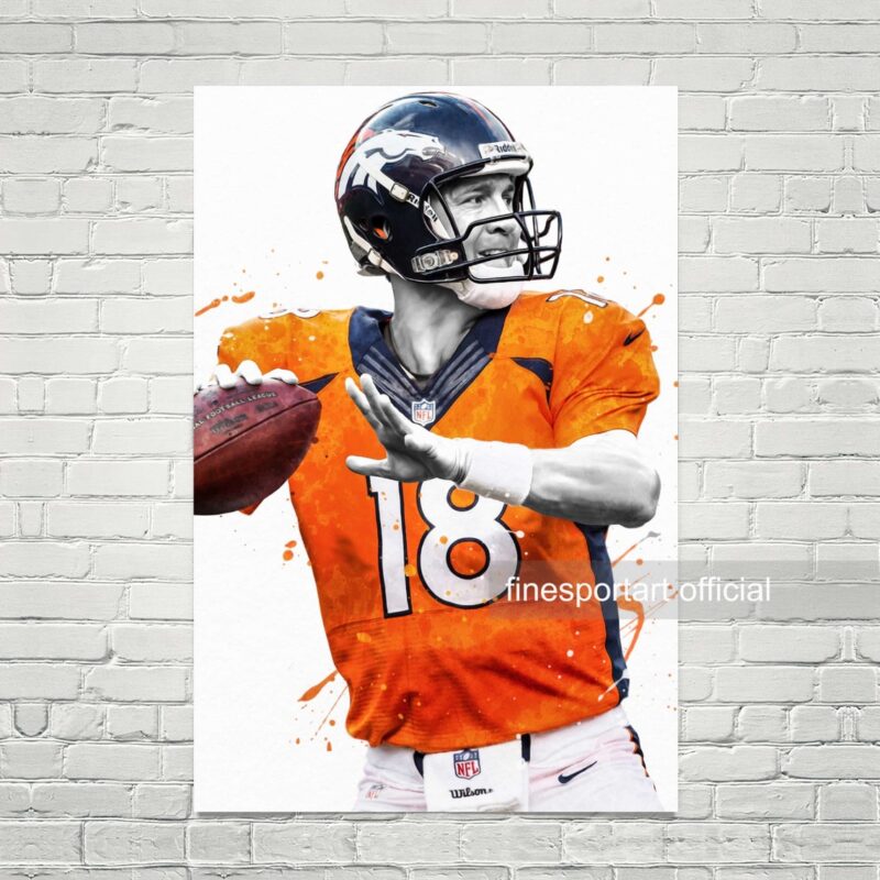 Peyton Manning Denver Poster